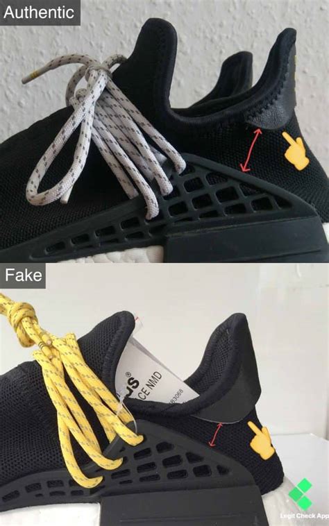 fake human races shoes|3 Ways to Spot Fake NMD Shoes .